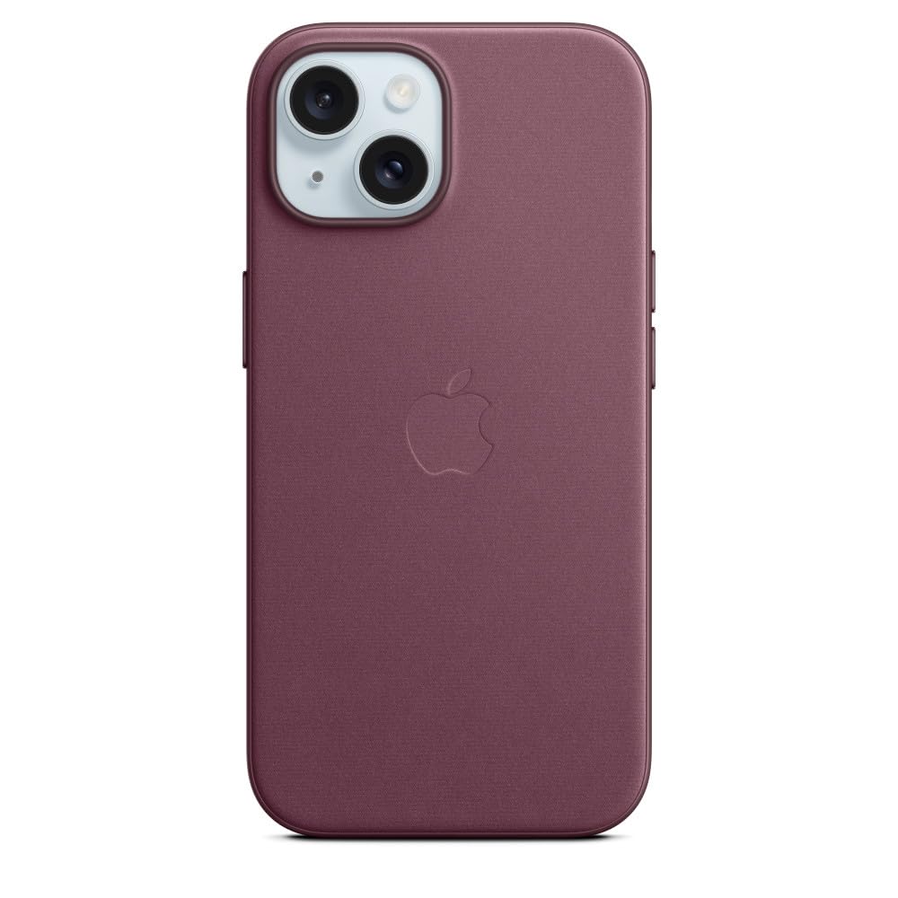 Apple iPhone 15 FineWoven MagSafe Case - Premium Mulberry Vegan Leather Cover | Slim Protective Phone Case for iPhone 15 with Magnetic Alignment | Perfect for Work, Travel & Everyday Use