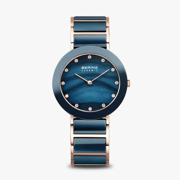 Bering Watch 9 - Premium Scandinavian Minimalist Watch for Men & Women - Perfect for Business, Casual & Everyday Wear