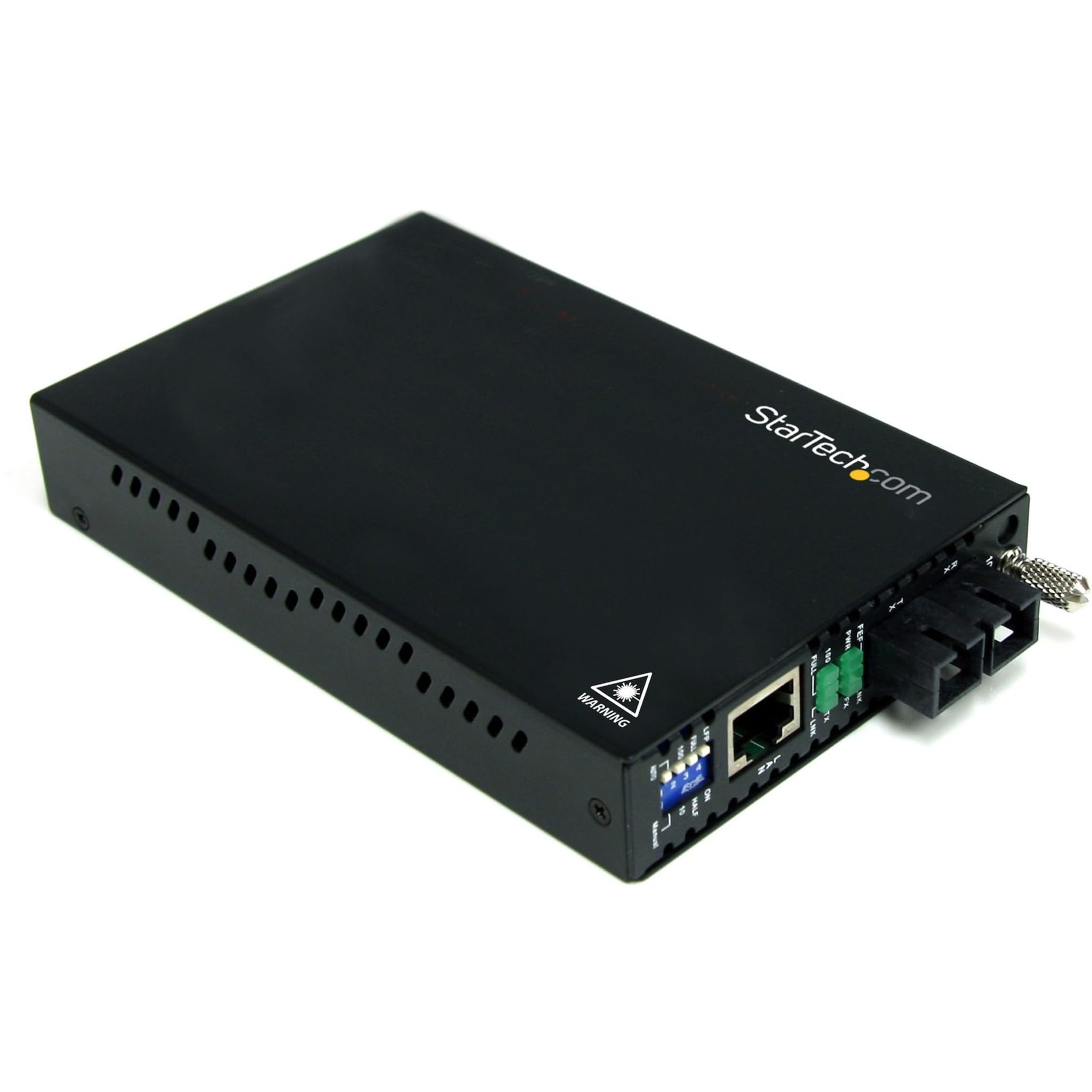 Startech.Com ET90110SC2 10/100 Mbps Multi Mode Fiber Media Converter with SC Connector - 2 Km Range for High-Speed Network Expansion in Offices, Data Centers & Industrial Applications
