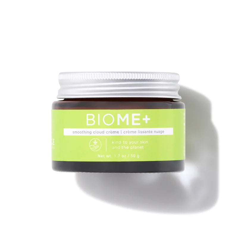 IMAGE Skincare Biome+ Smoothing Cloud Crème - Hydrating Moisturizer for Dry & Sensitive Skin | Vegan & Cruelty-Free Face Cream for Daily Skincare Routine | Perfect for Morning & Night Use