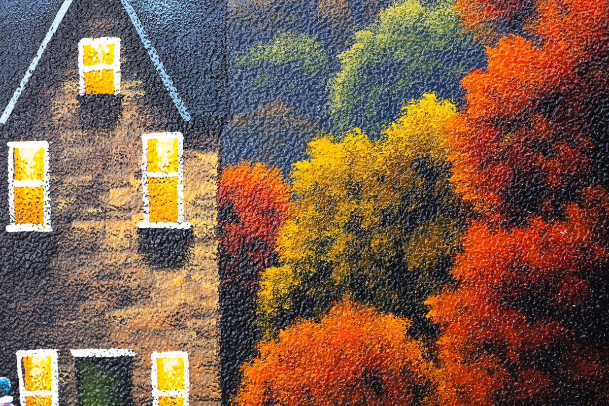 Original 'A Home Bursting With Love' Wall Art - Perfect for Living Room Decor, Housewarming Gifts & Cozy Home Aesthetics