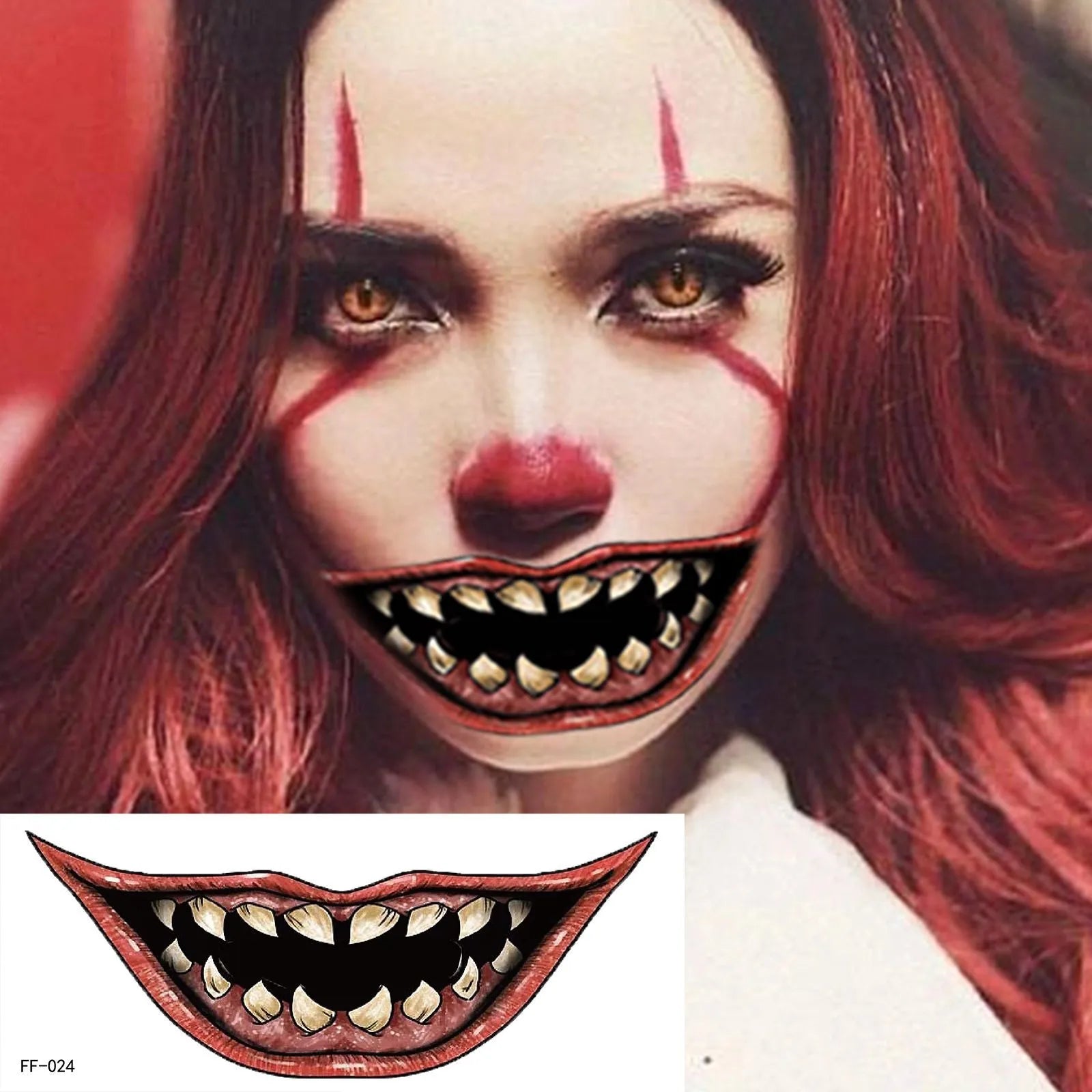 10PCS Halloween Temporary Tattoos for Kids - Scary Fake Wounds & Scars Makeup Stickers - Perfect for Halloween Costumes, Trick or Treat, and Party Decorations