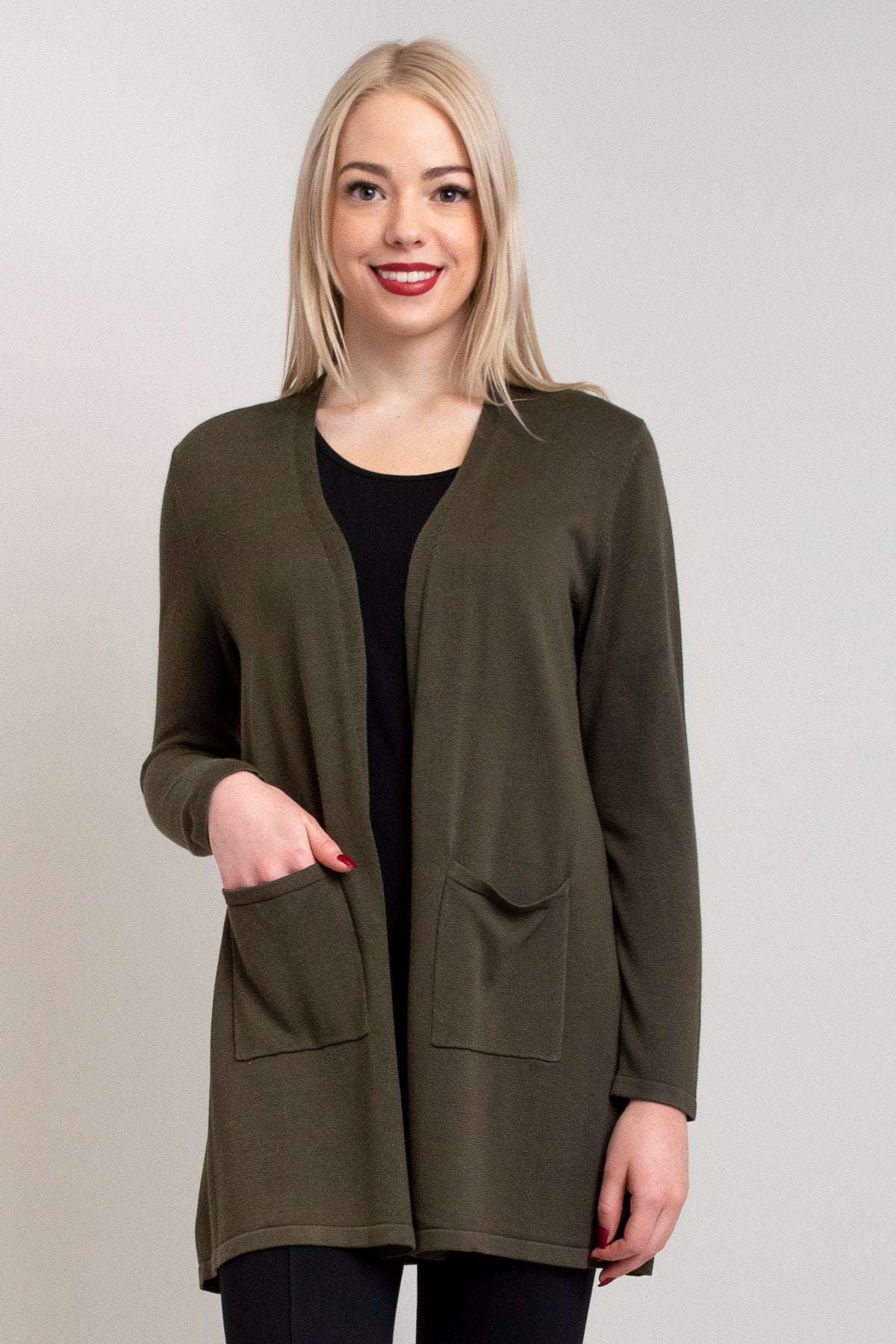 Justine Sweater Women's Khaki Bamboo Cotton Blend Knit Top - Soft & Breathable for Casual Wear, Office & Fall Outfits