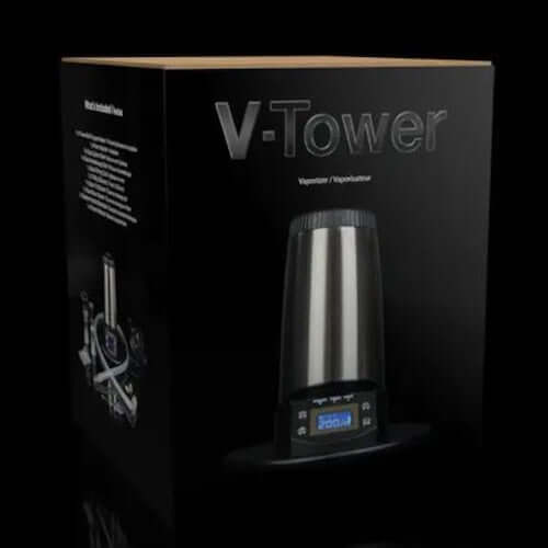 Arizer V Tower Desktop Vaporizer - Premium Herbal Dry Herb Vaporizer for Home Use | Perfect for Relaxation & Aromatherapy Sessions