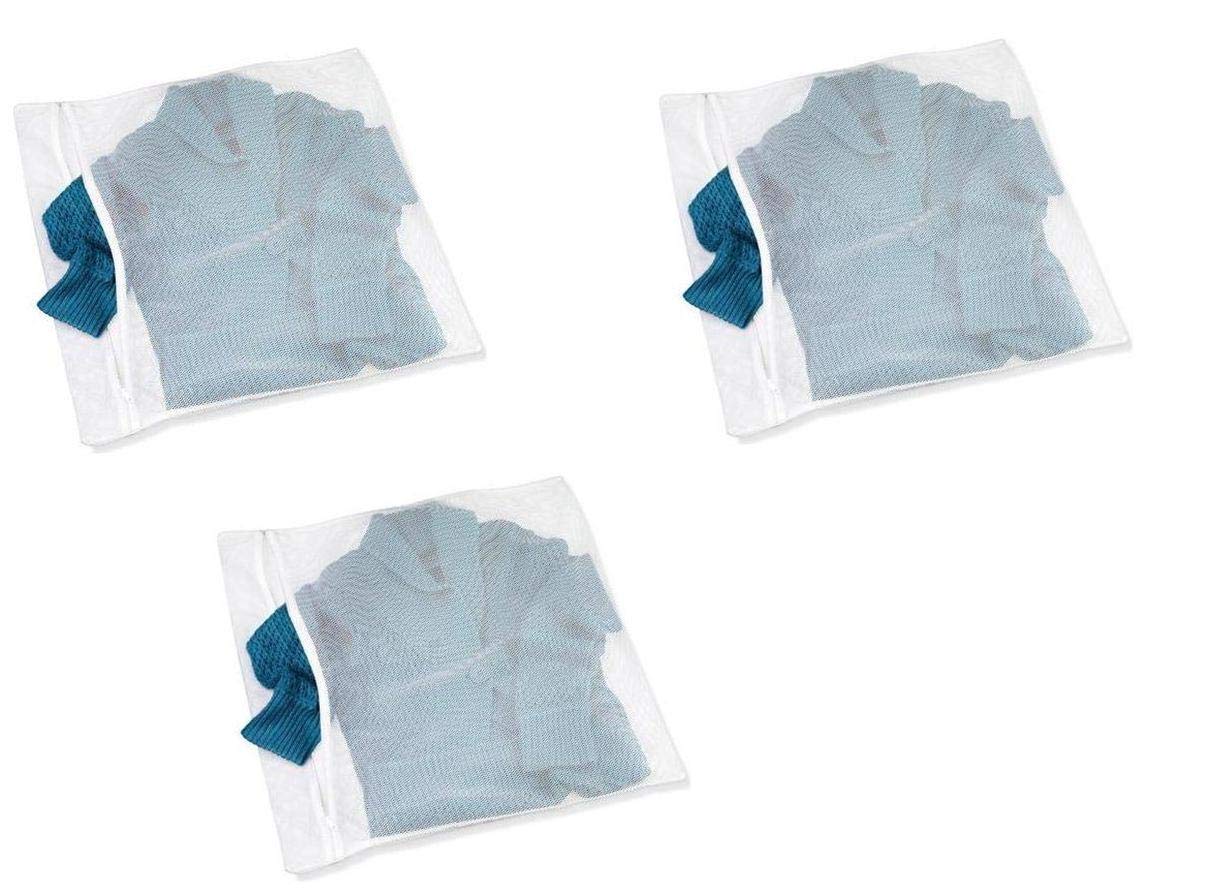 Dependable Industries 3-Pack Extra Large Reusable Mesh Laundry Bags for Delicates (20
