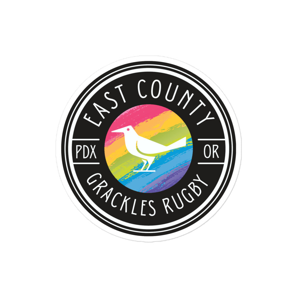 East Co. Grackles Stickers - Waterproof Vinyl Decals for Laptops, Cars & DIY Crafts - Perfect for Outdoor Enthusiasts & Nature Lovers