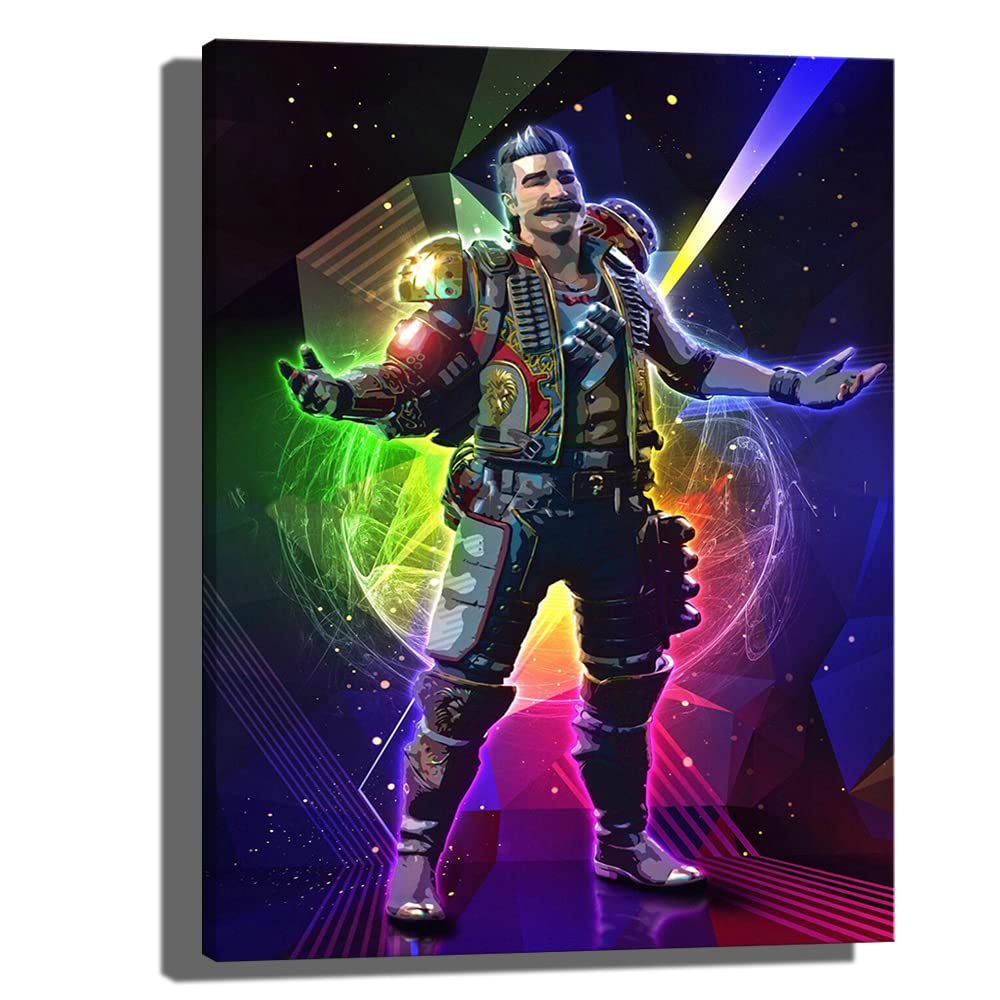 Apex Legends Fuse Gaming Poster - 24x32 Inch Framed Canvas Wall Art for Home & Office Decor | Perfect for Gamers, Man Caves & Game Rooms