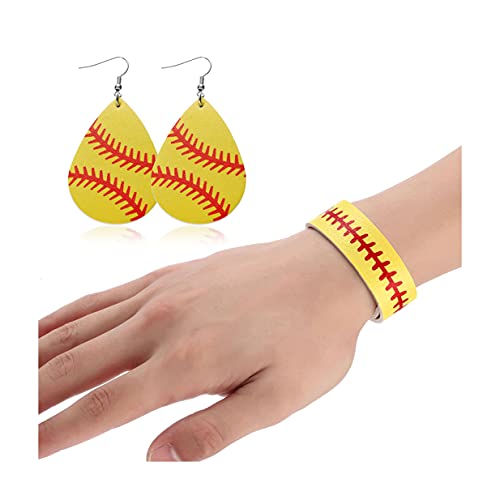 Cheerleader Jumbo Bow Ponytail Holder - Big Hair Bows for Girls & Teens - Yellow Hair Accessories with Bonus Wristband & Earrings - Perfect for Cheerleading, Dance, Sports & School Spirit Events