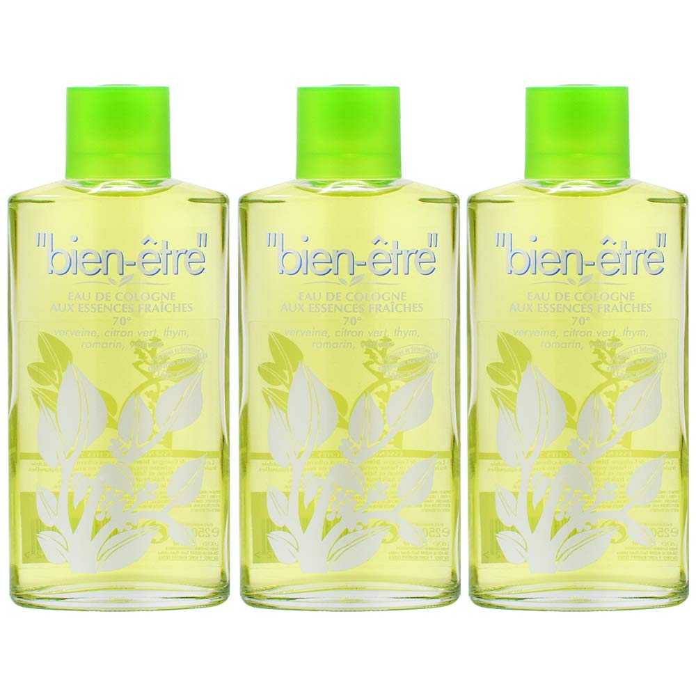 BIEN-ETRE Fresh Essence Eau De Cologne 250ml (Pack of 3) - Refreshing Fragrance for Men & Women, Perfect for Daily Wear, Office & Special Occasions