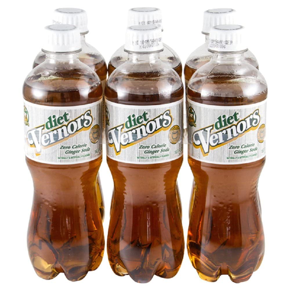 Diet Vernors Zero Calorie Ginger Soda (Ale) - Detroit Original Flavor - 6.5 Liter 2-Pack - Refreshing Sugar-Free Beverage for Parties, Gatherings & Healthy Lifestyle
