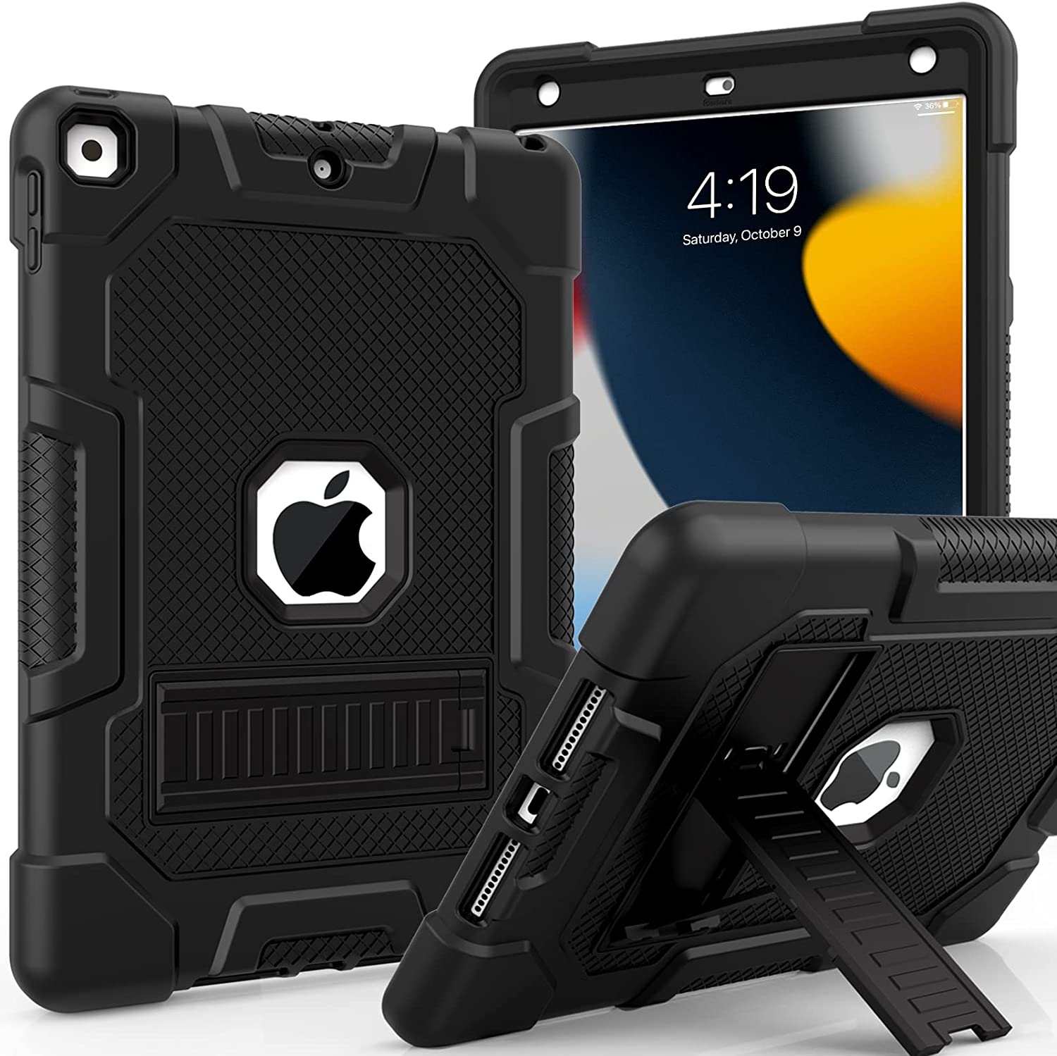 Premium Shockproof Case for iPad 9th/8th/7th Generation - Slim Protective Cover with Auto Sleep/Wake | Perfect for Work, School & Travel