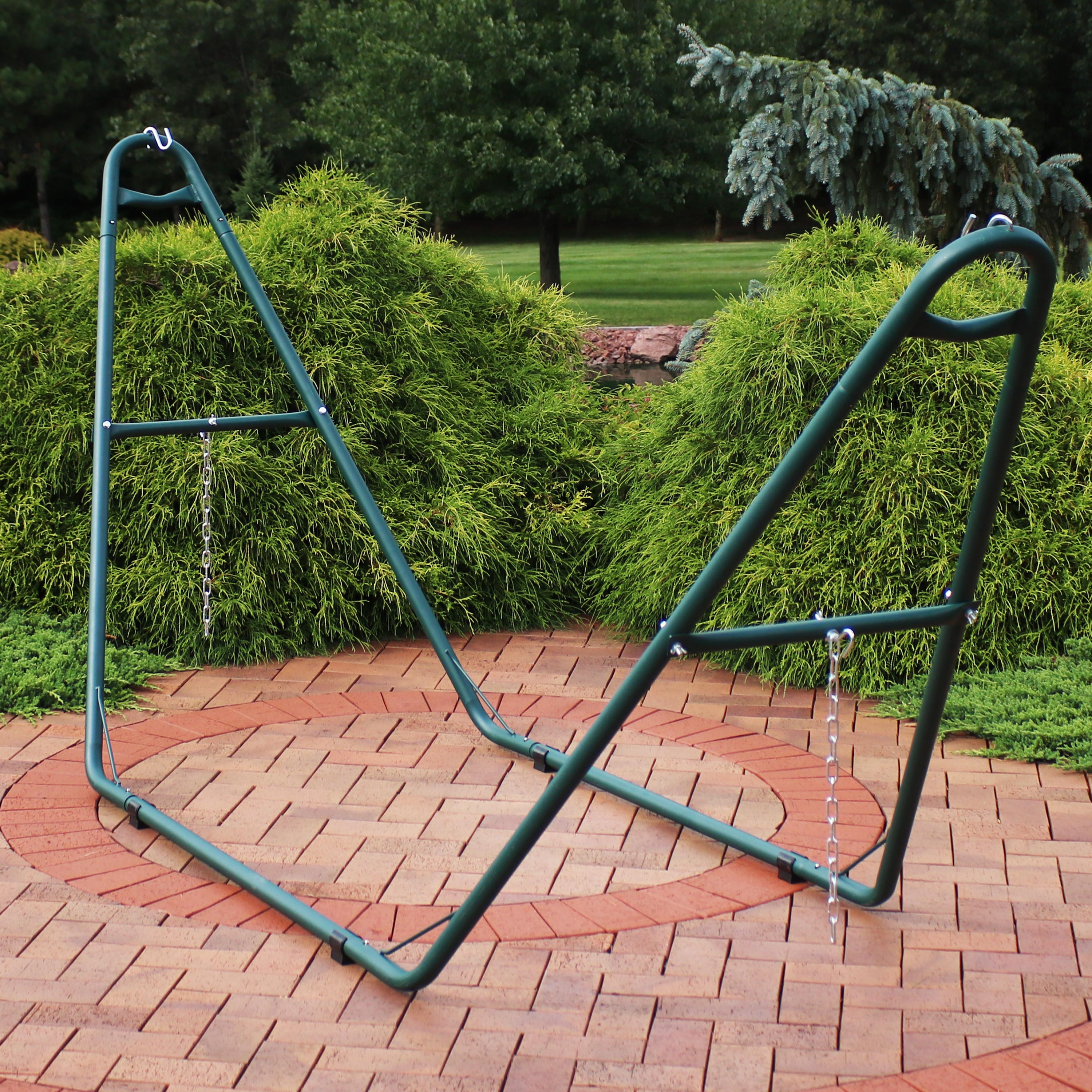 Heavy Duty Universal Hammock Stand for Outdoor, Patio, Backyard & Camping - Durable & Adjustable for All Hammocks - Perfect for Relaxing, Lounging & Backyard Decor