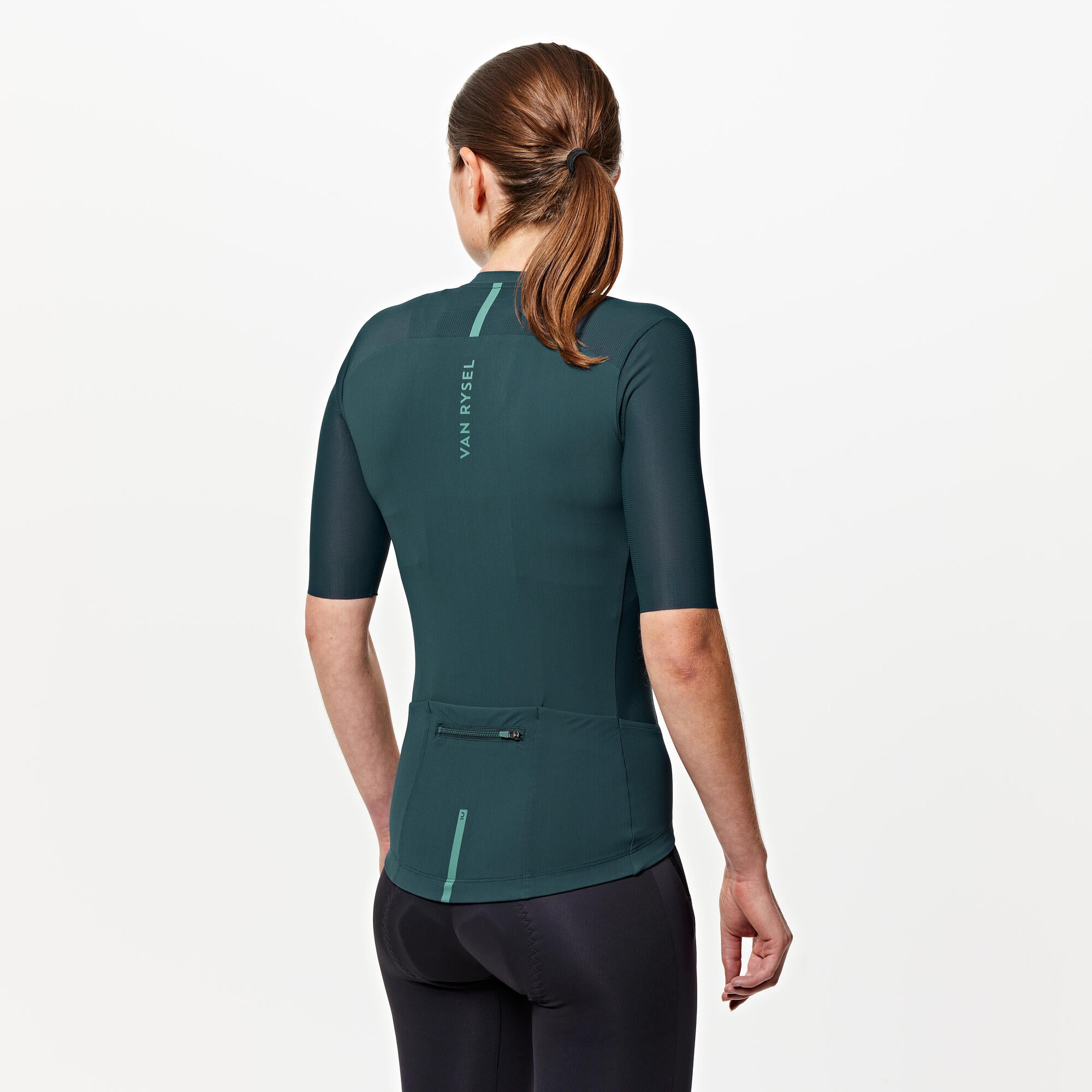 Van Rysel Unisex RCR 2 Short Sleeve Cycling Jersey - Breathable & Quick-Dry for Road Biking & Training - Perfect for Men & Women Cyclists