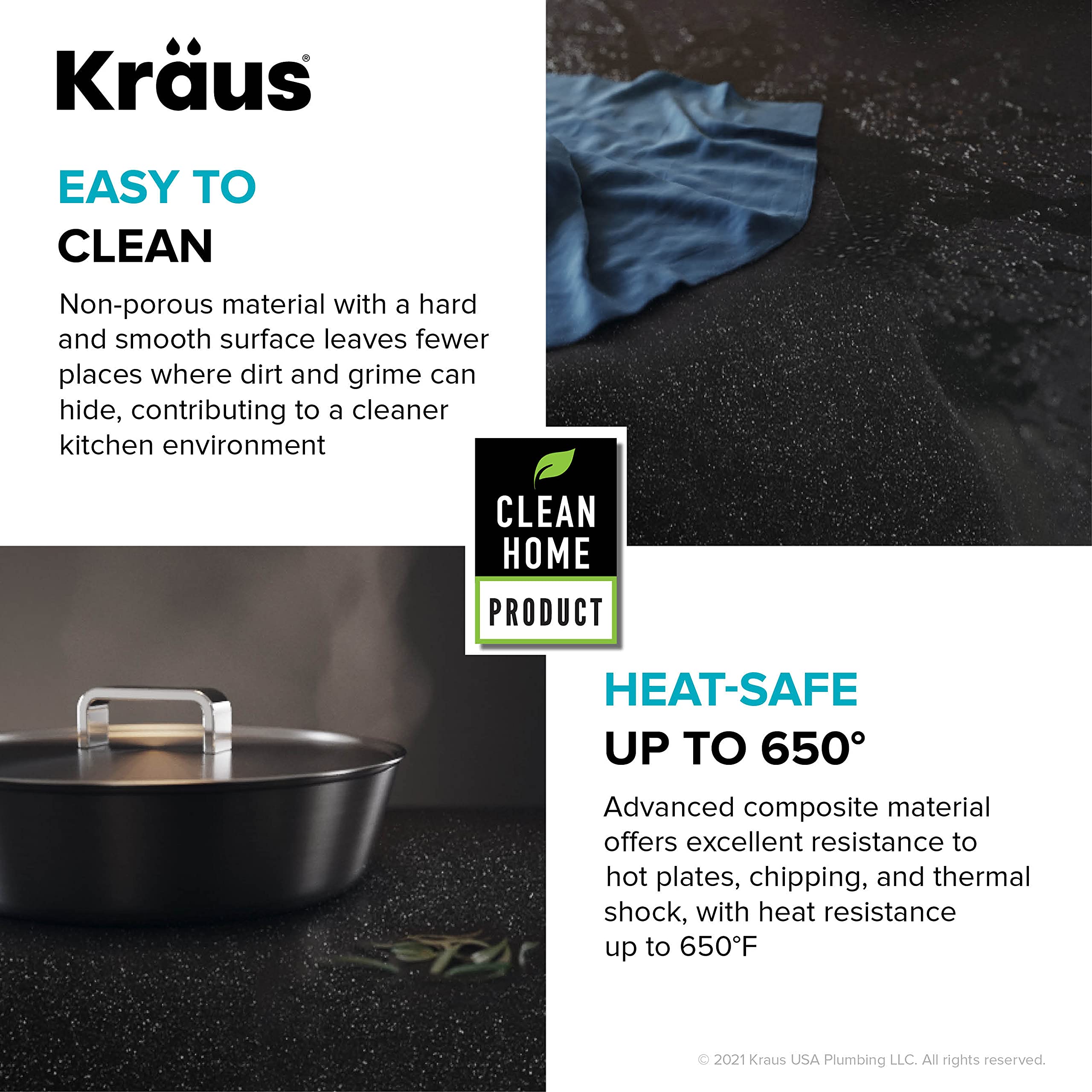 KRAUS Bellucci 30-Inch Undermount Workstation Granite Kitchen Sink in White with Accessories - Perfect for Modern Kitchens, Food Prep & Dishwashing | Model KGUW1-30WH