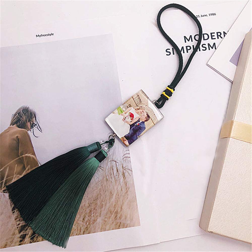 Custom Photo Car Charm - Personalized Rear View Mirror Ornament Gift for Her/Him | Car Accessories DIY