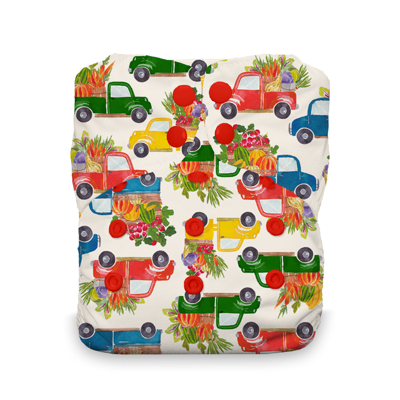 Thirsties Stay Dry Natural One Size All In One Cloth Diaper - Eco-Friendly Reusable Baby Diaper for Day & Night Use