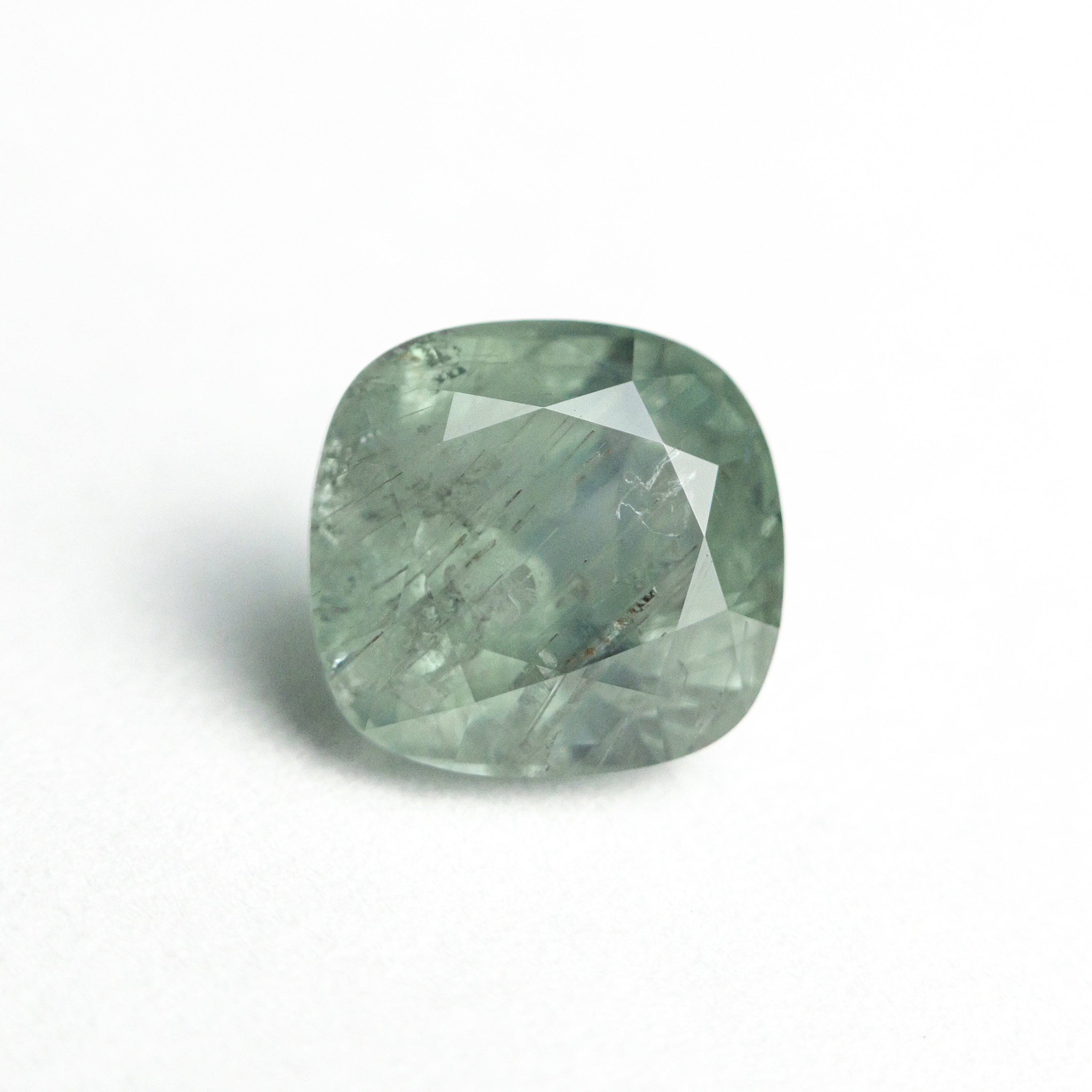 2.58ct Cushion Cut Blue Sapphire Gemstone - 7.43x7.09x5.40mm Natural Loose Sapphire for Jewelry Making, Engagement Rings & Necklaces