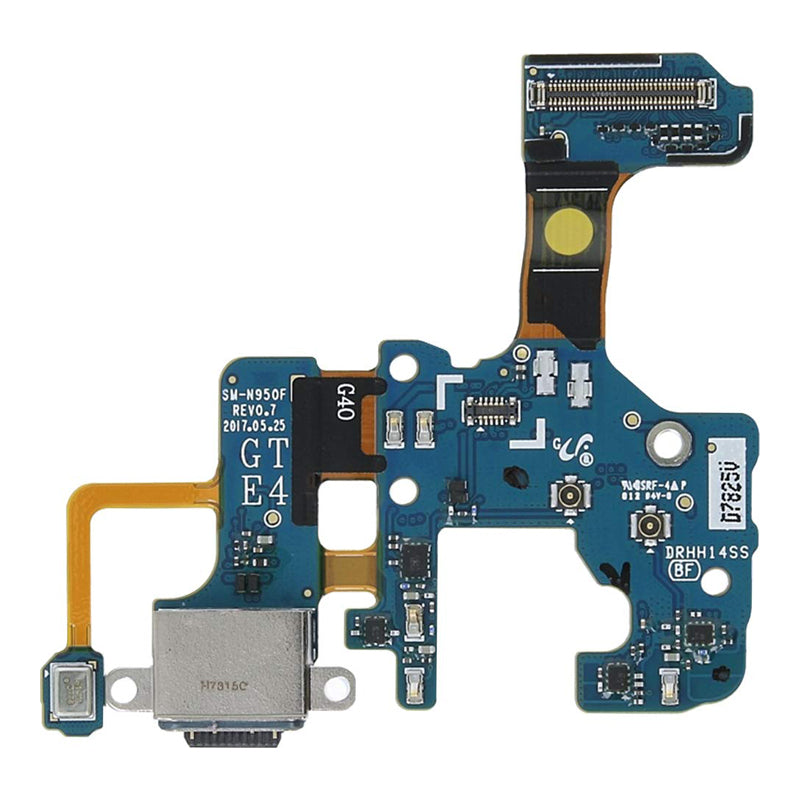 Samsung Galaxy Note 8 Charging Port Replacement with Microphone - USB-C Flex Cable Connector Board for Fast Charging & Data Transfer - Perfect for DIY Phone Repairs & Tech Enthusiasts