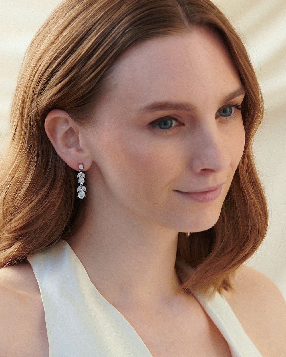 Sabine Earrings - Elegant Gold Hoop Earrings for Women, Trendy Dangle Drop Jewelry Gift | Perfect for Parties, Weddings & Everyday Wear