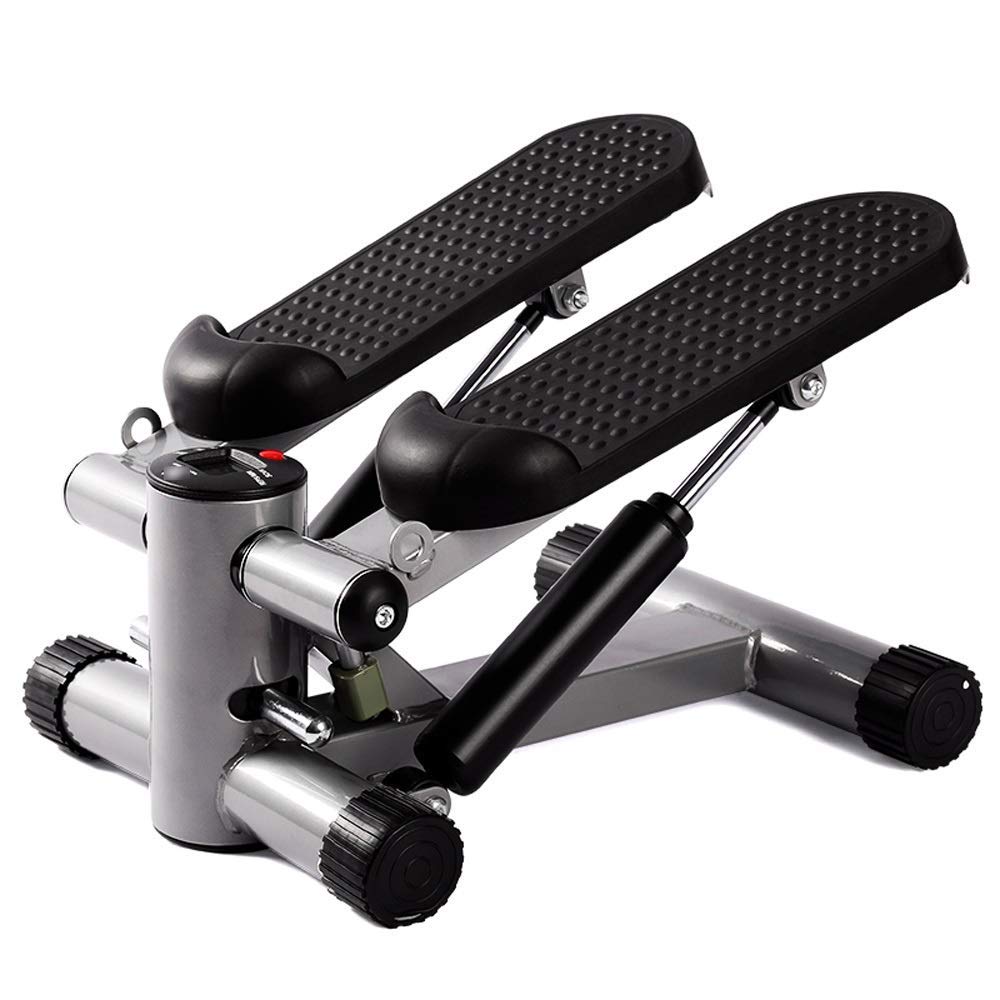 CHUNSHENN Mini Stepper Machine - Indoor Stepper Exercise Equipment with Pedals for Home Workout, Weight Loss, Silent & Multi-Functional Walking Machine (Gray) | Perfect for Home Gym, Office Fitness & Low-Impact Cardio Training
