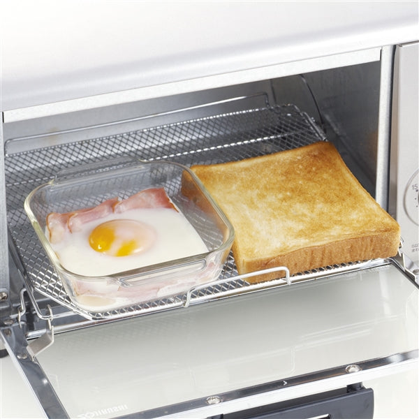 Iwaki Heat Resistant Glass Toaster Oven Dish - Durable Borosilicate Bakeware for Baking, Roasting & Reheating - Perfect for Toaster Ovens, Microwaves & Conventional Ovens