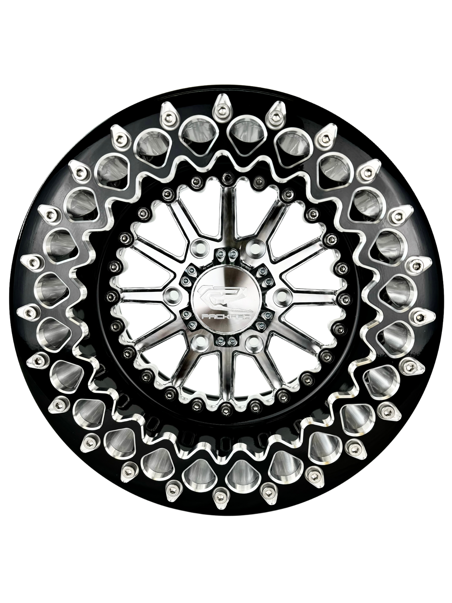 Element FF Forged Beadlock Wheels - Silver Maverick R 6x139.7 Bolt Pattern - Premium Off-Road Rims for Trucks & SUVs - Perfect for Trail Riding, Rock Crawling & Off-Road Adventures
