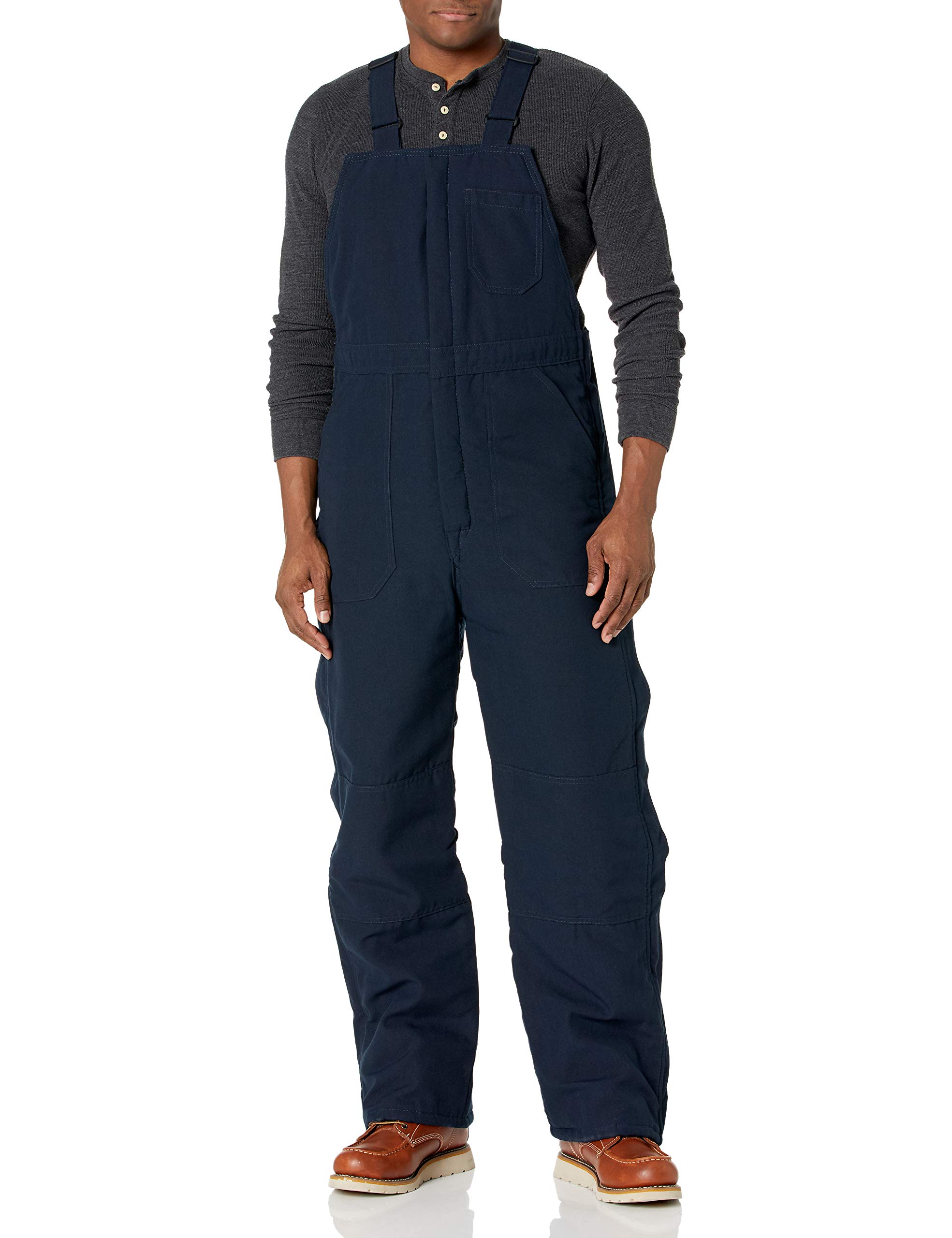Bulwark FR Men's Lightweight Nomex FR Deluxe Insulated Bib Overalls - Flame Resistant Workwear for Electricians, Welders & Industrial Safety Professionals