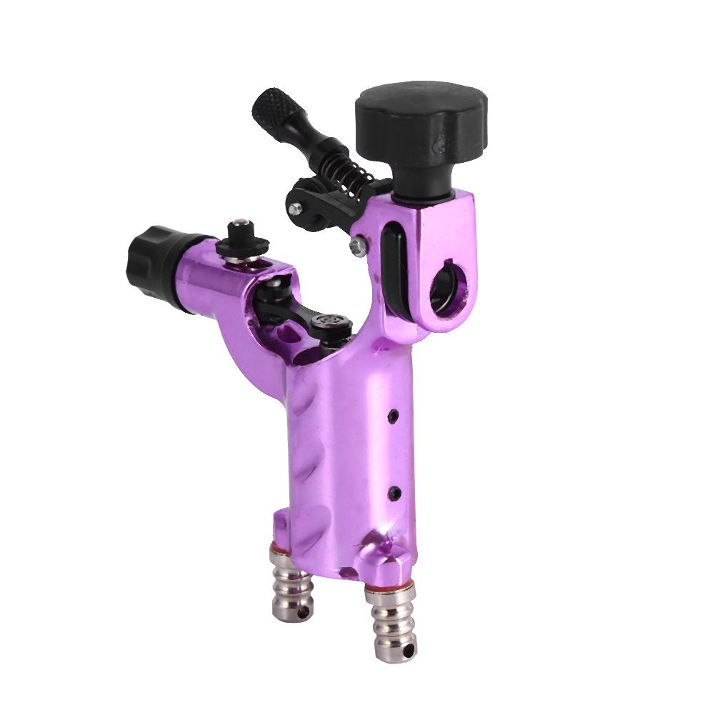 Yosoo Dragonfly Rotary Tattoo Machine - Professional Shader Tattoo Gun Kit with Motor (Purple) | Perfect for Tattoo Artists & Beginners | Home & Studio Use