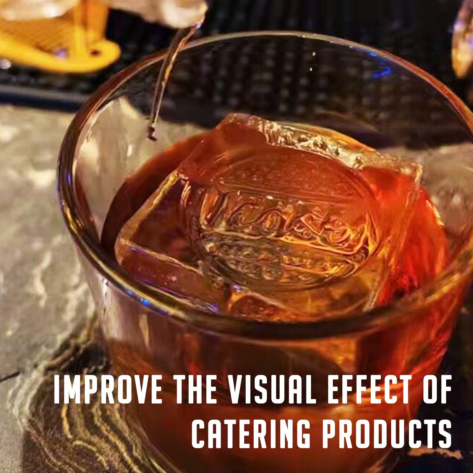 Personalized Ice Cube Stamp - Custom Monogram Ice Mold for Cocktails & Whiskey | 1