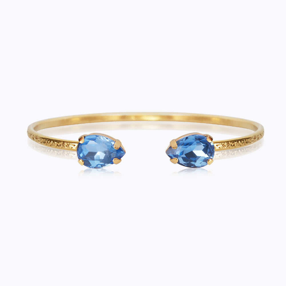 Elegant Petite Drop Bracelet with Genuine Lapis Lazuli Beads - Perfect for Evening Wear, Date Nights & Special Occasions