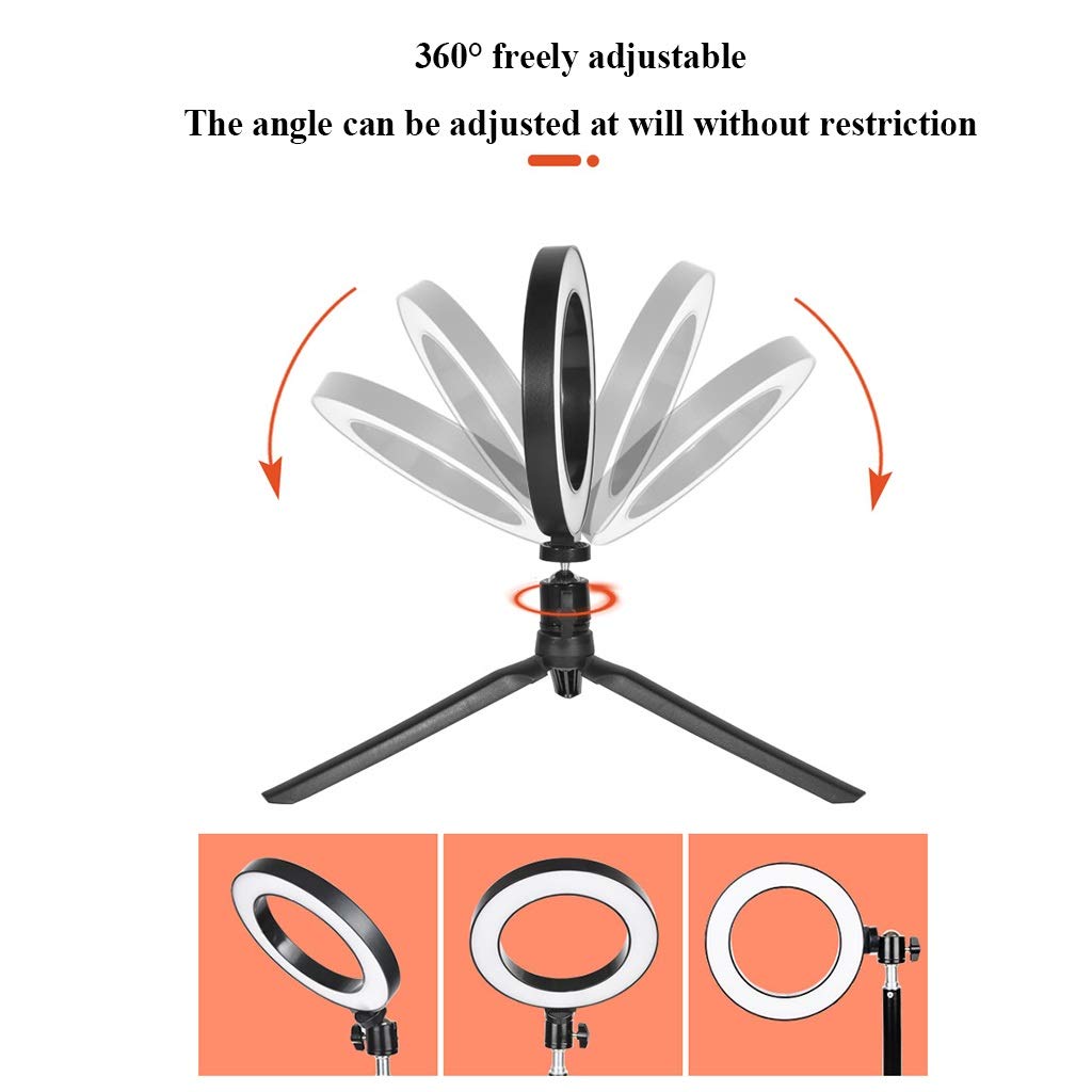 33CM RGB LED Ring Light with Stand & Phone Holder - Dimmable Fill Light for Live Streaming, Makeup, Photography, YouTube Videos & TikTok Content Creation