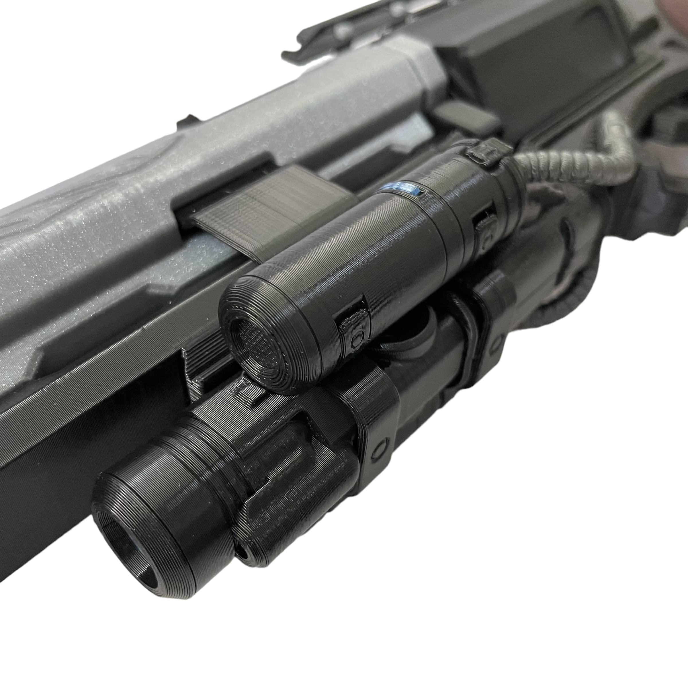 Hawkmoon Hand Cannon Replica - Assembled with Display Stand | Collectible Prop for Cosplay, Gaming Enthusiasts & Home Decor