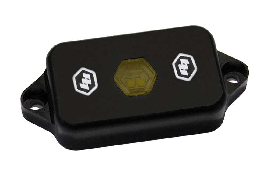 Baja Designs Amber LED Rock Lights for Off-Road Vehicles - Durable Off-Roading Lighting for Trucks, Jeeps & ATVs - Perfect for Night Trail Riding & Rock Crawling Adventures