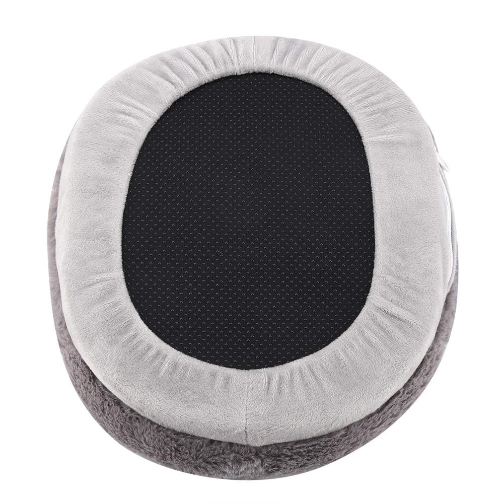 USB Heated Winter Slippers - Electric Foot Warmers for Cold Weather, Office & Indoor Use - Cozy Gray Warm Shoes for Home, Work & Outdoor Activities
