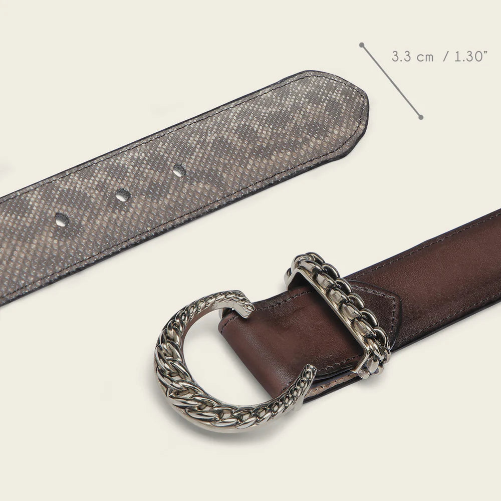 CDA38KA Genuine Leather Western Cowgirl Belt for Women – Stylish & Durable Fashion Accessory for Rodeo, Country Music Festivals & Everyday Wear