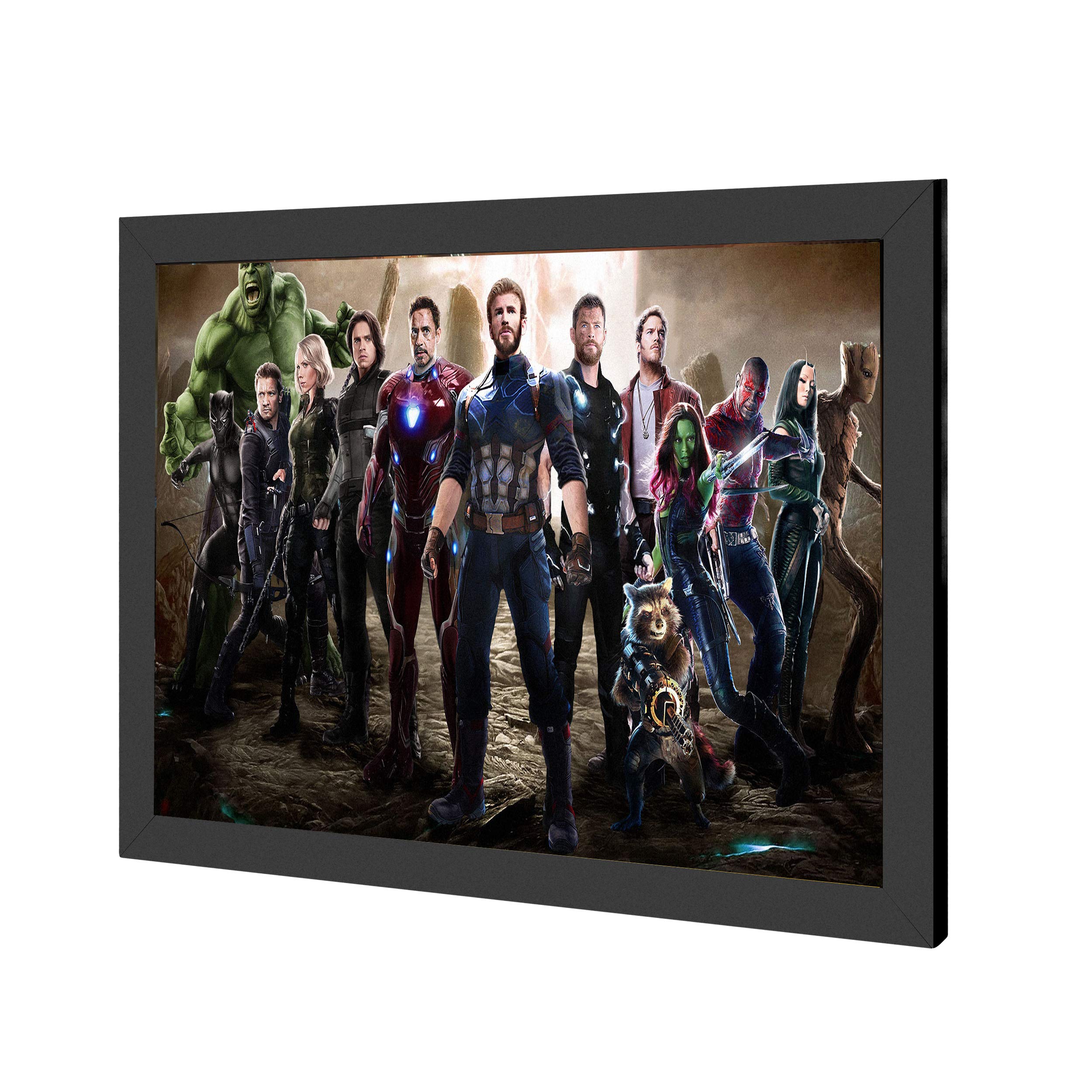 **A2 Black LED Movie Poster Frame - Wall Mounted Aluminum Light Box for Home Theater & Advertising Display - Perfect for Movie Rooms, Theaters, and Retail Signage**