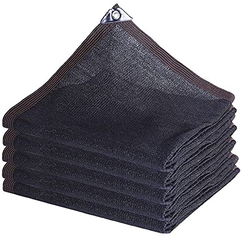 UV Resistant Black Shade Cloth Mesh - 80% Sunblock Shade Net for Greenhouse, Swimming Pool, Patio & Yard - Durable Outdoor Sun Protection Fabric for Plants, Garden & Relaxation Areas