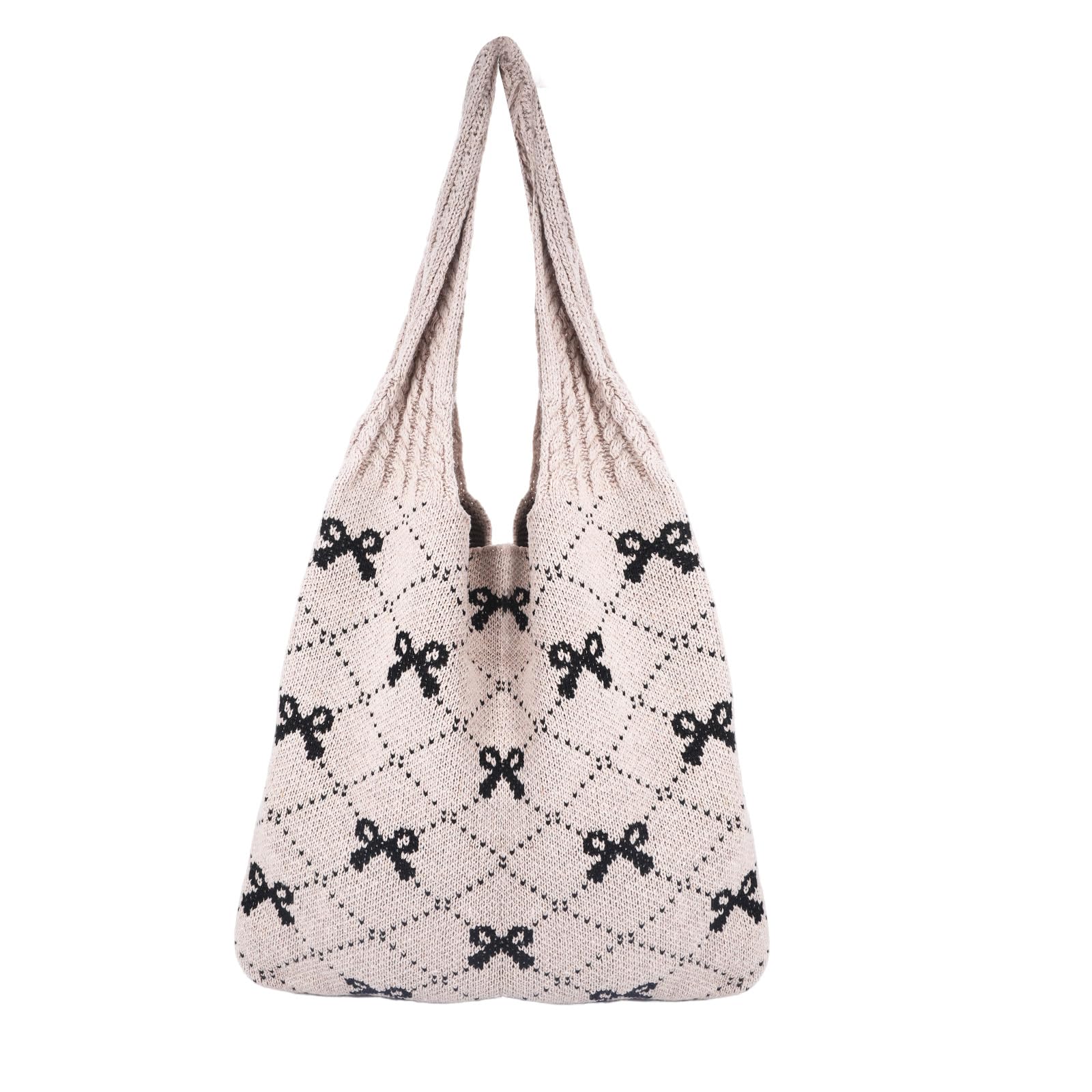 Crochet Tote Bag for Women - Elegant Mesh Knitted Beach Shoulder Bag for Spring & Summer | Perfect for Travel, Shopping & Outdoor Activities
