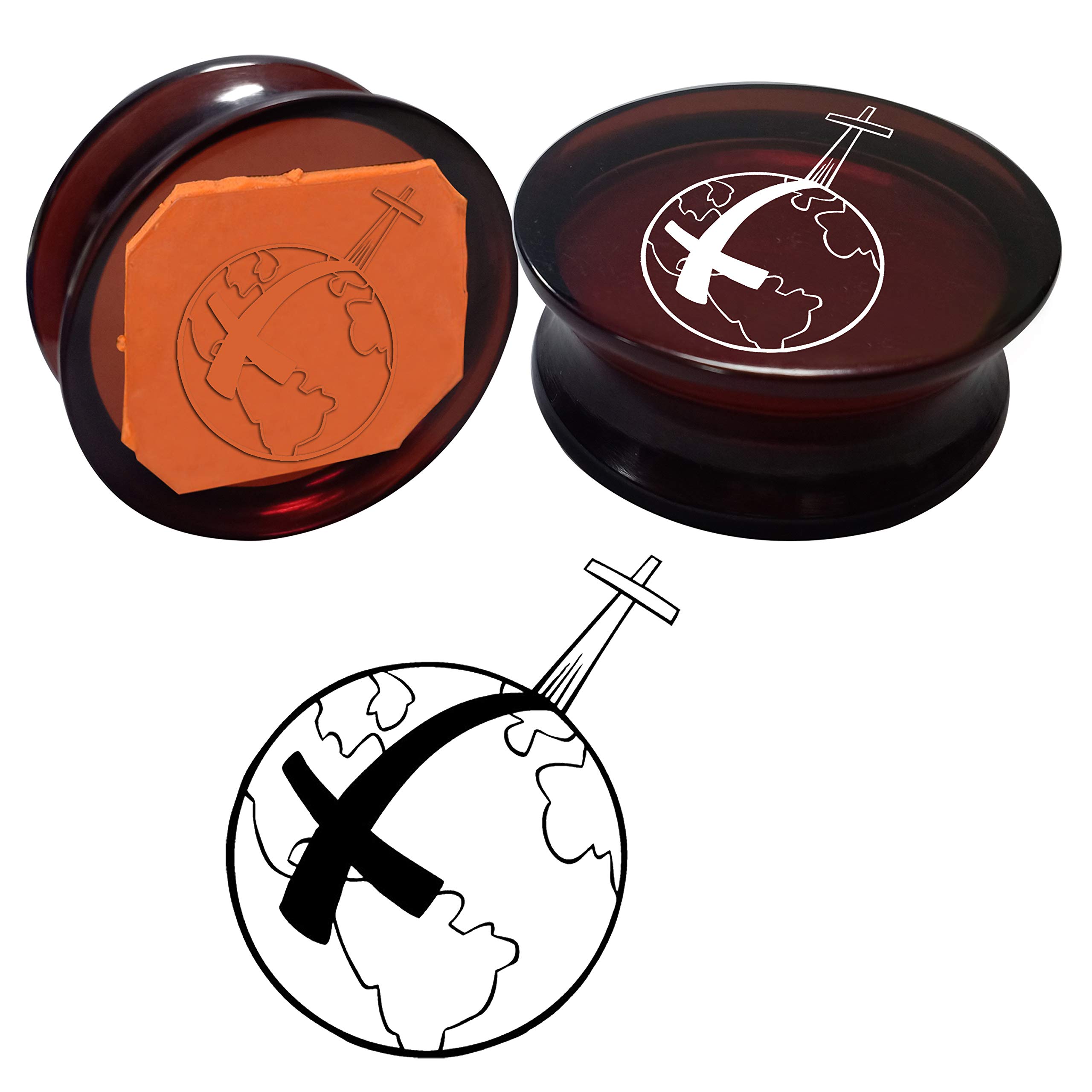 Custom Wood & Acrylic Rubber Stamps - DIY Personalized Gift for Crafting & Scrapbooking