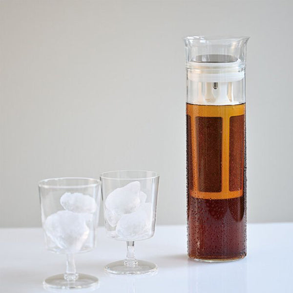 Hario Glass Cold Brew Coffee Pitcher - 32oz Iced Coffee Maker with Lid & Handle, Perfect for Home, Office, or Outdoor Use - BPA-Free, Easy to Clean, Ideal for Iced Tea & Cold Brew Coffee Lovers