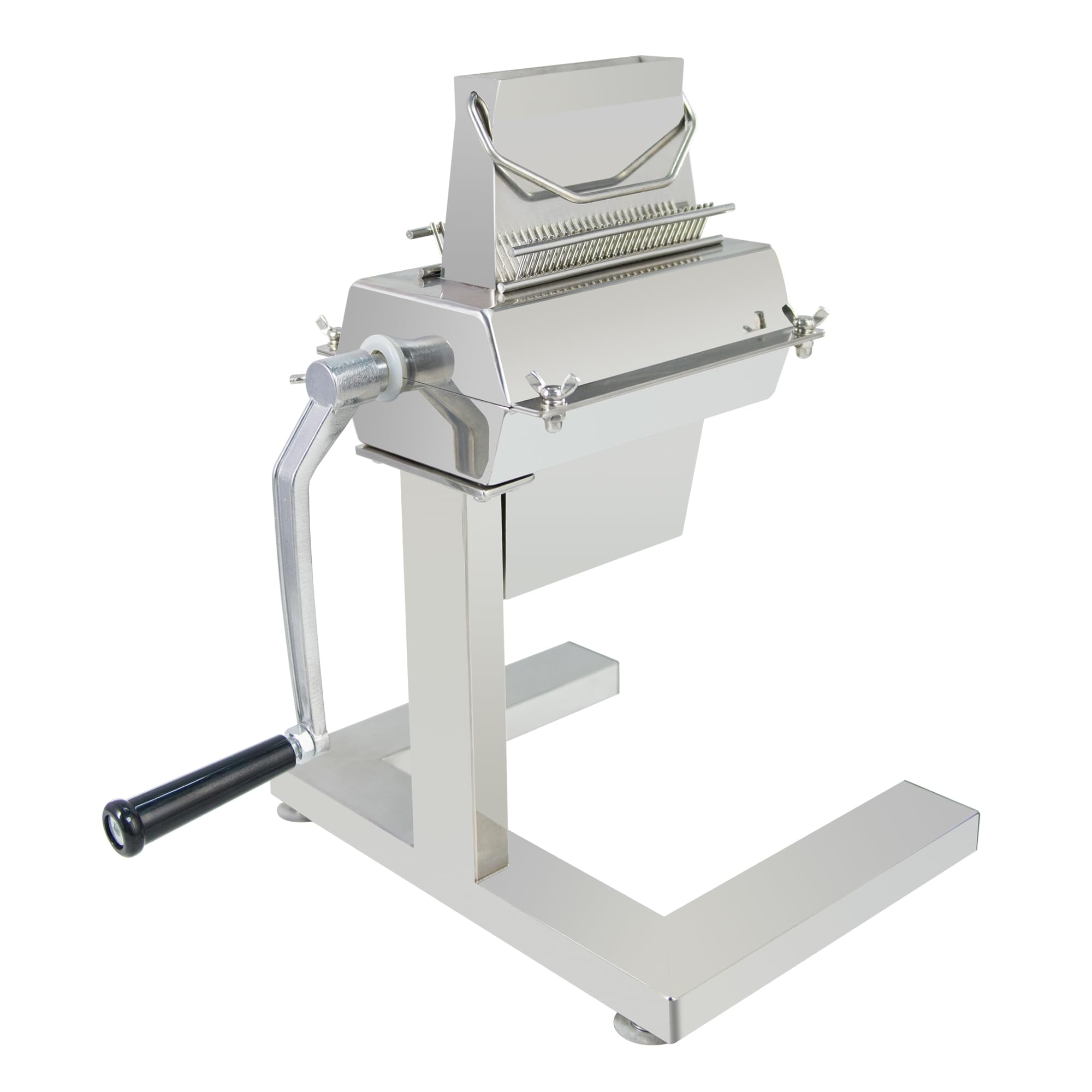 Premium Stainless Steel Meat Tenderizer Tool - 5 Inch (125mm) Commercial-Grade Manual Meat Pounder with 27 Knife Blades for Steak, Chicken & Beef - Perfect for Restaurants, Home Kitchens & BBQ Grilling