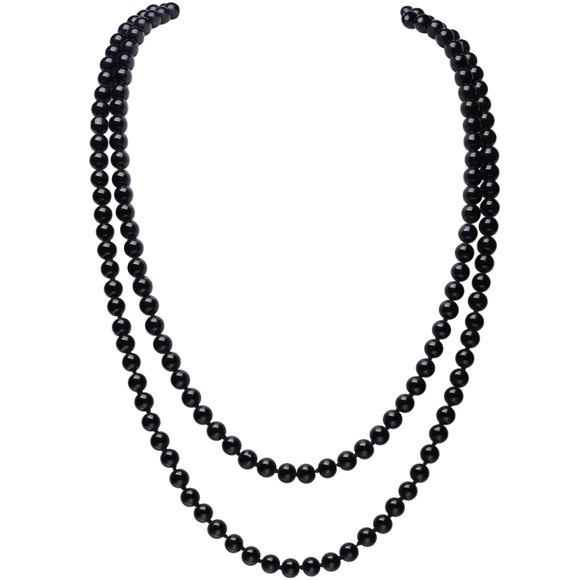 BABEYOND 36 Inch Long Faux Pearl Necklace - Vintage 1920s Gatsby Style Beaded Costume Jewelry for Women | Perfect for Flapper Dances, Themed Parties & Retro Fashion
