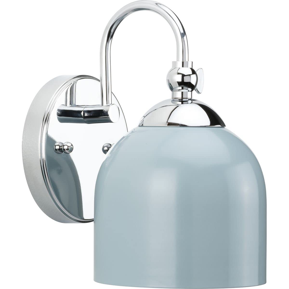 Progress Lighting P300381-015 Dalton Bathroom Vanity Light Fixture in Chrome Finish - Perfect for Modern Bathrooms, Powder Rooms & Dressing Areas