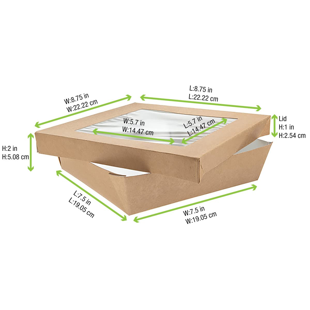 PacknWood Clear Dome Lids for Soup Cups - 3.5