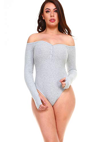 Off Shoulder-heather Gray