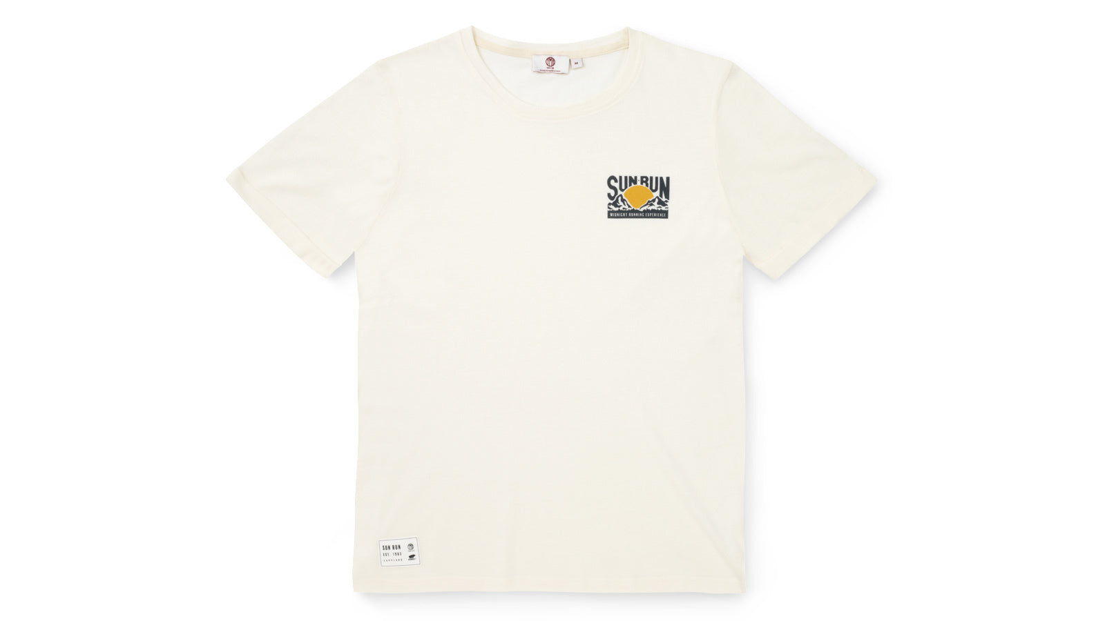 Sun Run Women's T-Shirt - Soft Cotton Off-White Tee for Running, Yoga & Casual Wear | Breathable Activewear Top