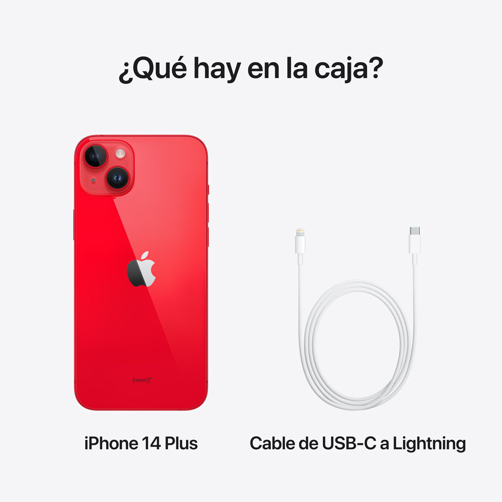 iPhone 14 Plus 128GB (PRODUCT)RED - Unlocked Smartphone with Super Retina XDR Display | Perfect for Travel, Business & Entertainment