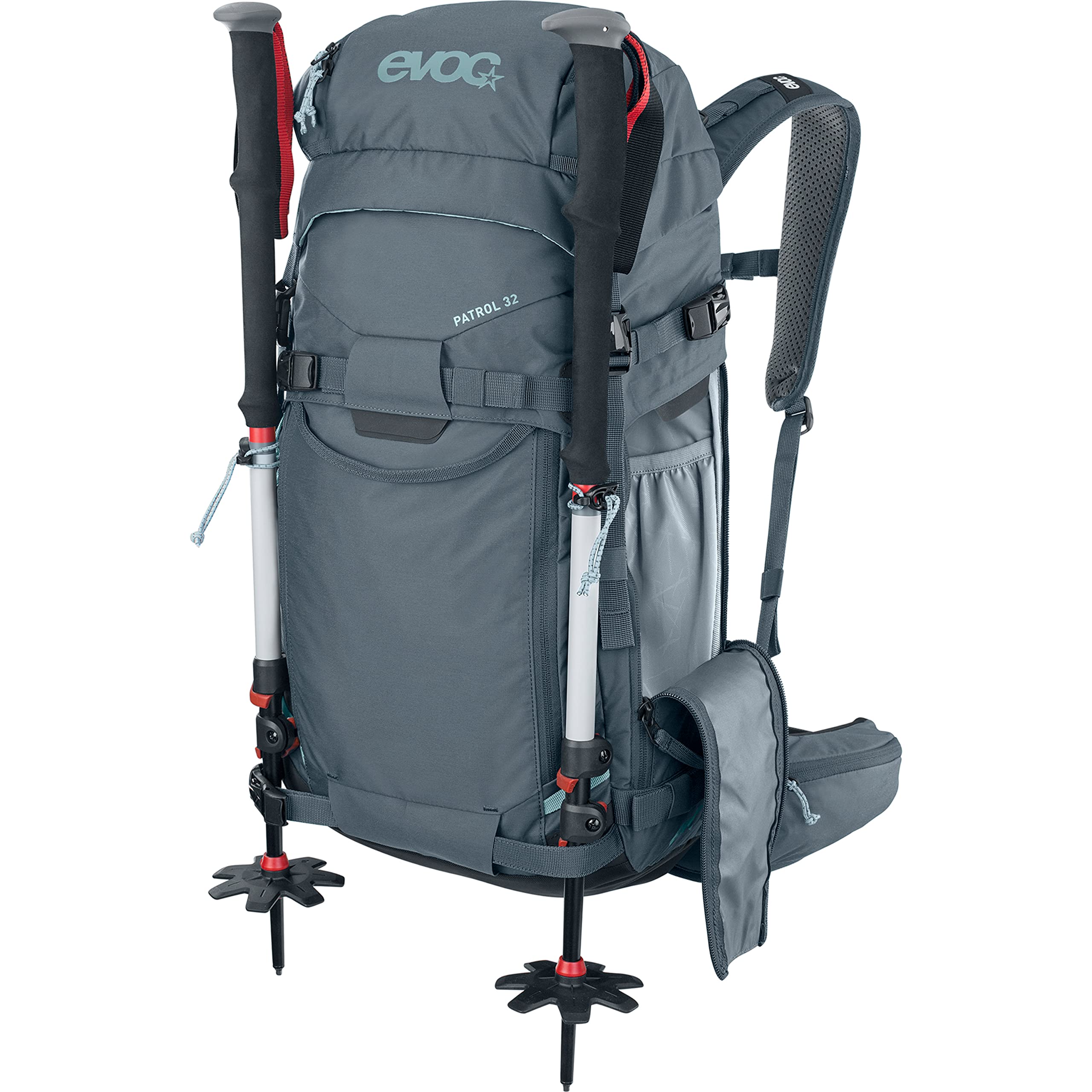 EVOC Backpack - Durable Carbon Grey Hiking & Travel Backpack for Outdoor Adventures, Camping & Daily Commute