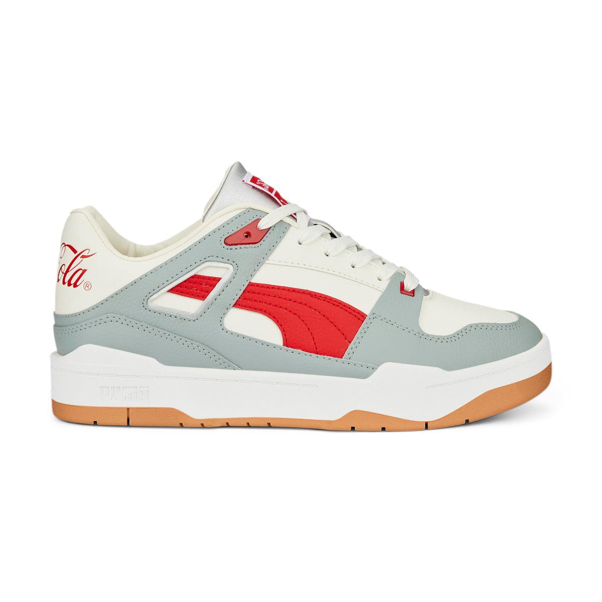 Coca Cola Slipstream 'Slate Racing Red' Sneakers - Stylish Retro Running Shoes for Men & Women - Perfect for Jogging, Gym Workouts & Casual Streetwear Fashion