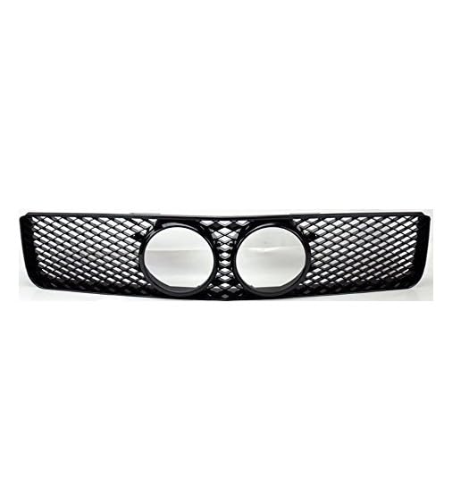 2005-2009 Ford Mustang GT Black Mesh Front Bumper Grille with Fog Light Holes | Performance Upgrade for Muscle Cars & Street Racing
